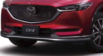 

Накладка переднего бампера (черная с серебристыми вставками) QKFE50AH0 Mazda CX-5 2017 -, CX-5