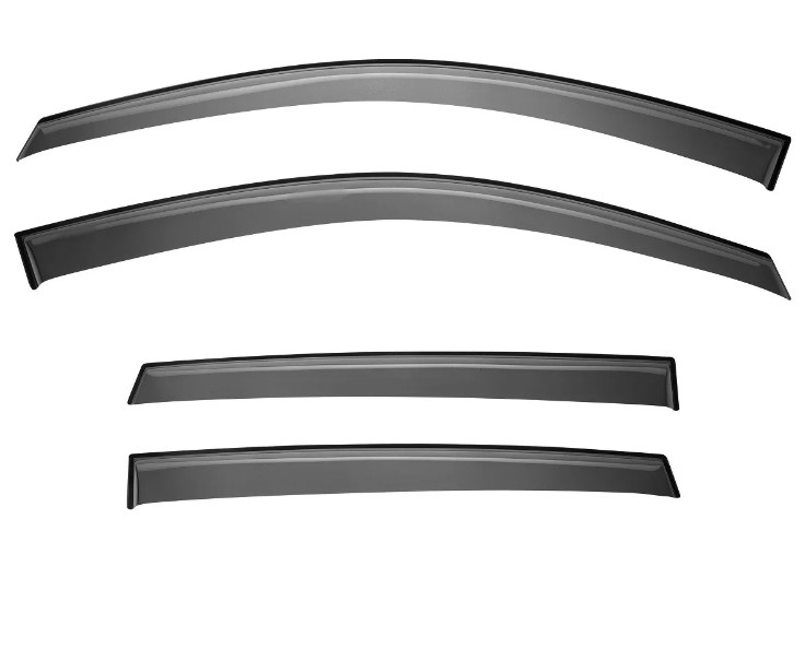 Дефлекторы окон (листовой ПММА, черный) Rival 32307001 Hyundai Genesis 2014 -