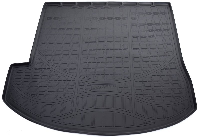Коврик багажника (полиуретан), чёрный (7 мест,большой ) Norplast NPA00-T31-510 для Hyundai Grand Santa Fe 2012 - 2016