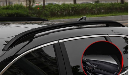 Рейлинги (багажник) на крышу черная для Honda C-RV 2017- рейлинги багажник на крышу для honda c rv 2017