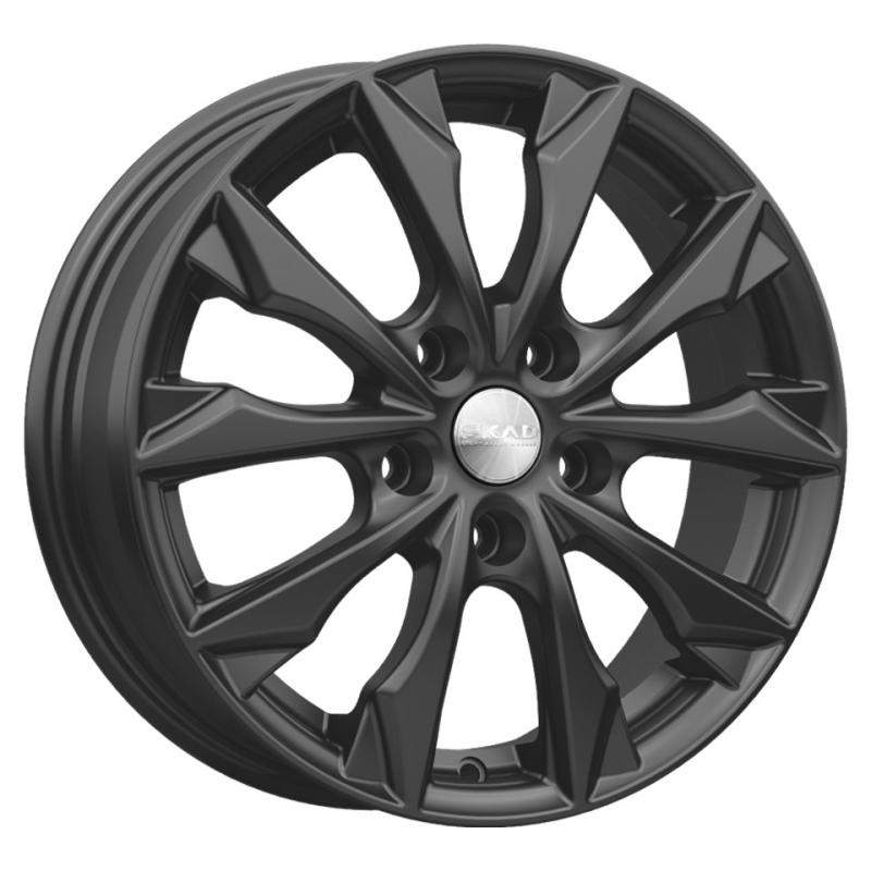 

Диск колесный СКАД Нагоя 6xR16 4x100 ET41 ЦО60,1 черный матовый 3190025