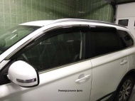 Дефлекторы боковых окон с нерж. молдингом, OEM Style OEM-Tuning BTYRV1323 для Toyota RAV4 2015-