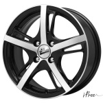 

Диск колесный iFree Куба Либре 6xR15 4x100 ET40 ЦО60,1 черный глянцевый с полированной лицевой частью 055811