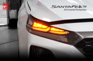 

Передняя диодная LED оптика CSC для Санта Фе 4 (Hyundai Santa Fe 2018 - 2019, Santa Fe