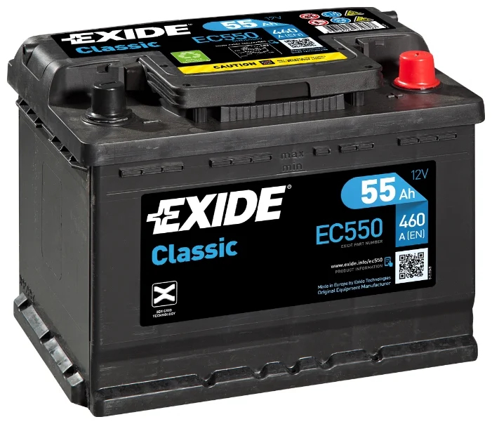 

Аккумуляторная батарея (55 А/ч) Exide EC550