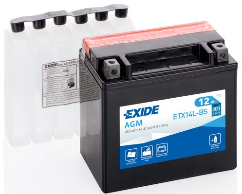 

Аккумуляторная батарея (12 А/ч) Exide ETX14L-BS