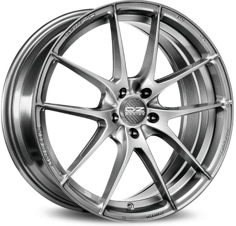 

Диск колесный OZ Leggera HLT 7,5xR17 5x108 ET45 ЦО75 серый матовый W01975202H1