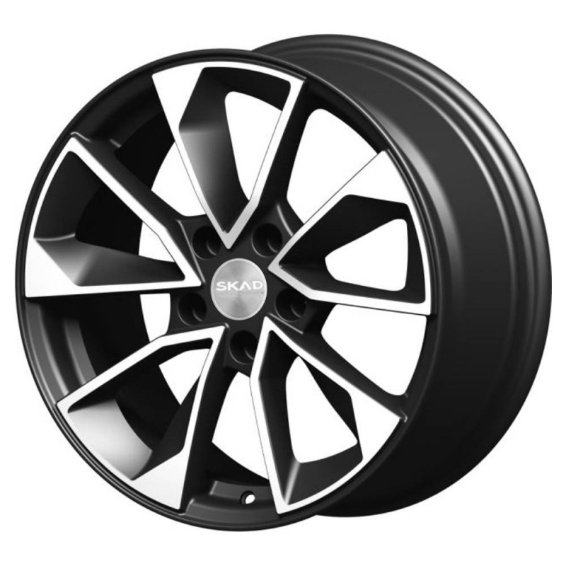 

Диск колесный СКАД KL-299 7xR17 5x114,3 ET40 ЦО66,1 черный глянцевый с полированной лицевой частью 2990005