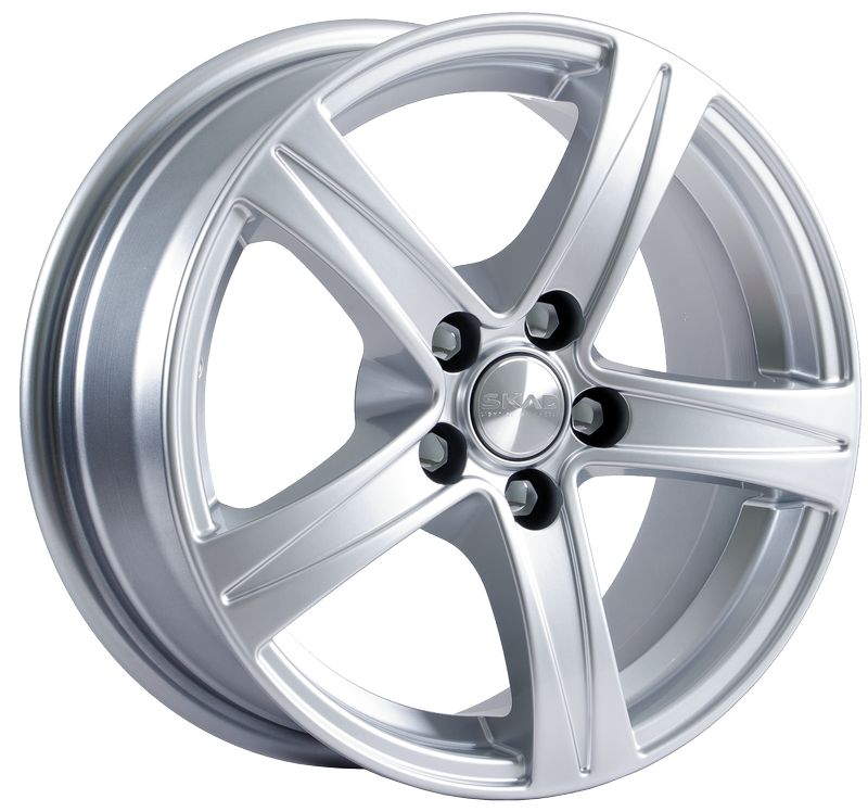 

Диск колесный СКАД Сакура 7,5xR17 5x100 ET35 ЦО57,1 серебристый 1700008