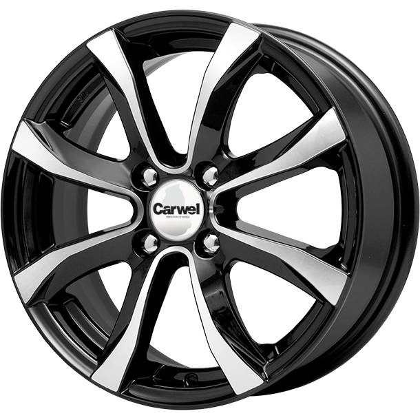 

Диск колесный Carwel Омикрон 110 6xR15 4x108 ET30 ЦО65,1 черный с полированной лицевой частью 97290