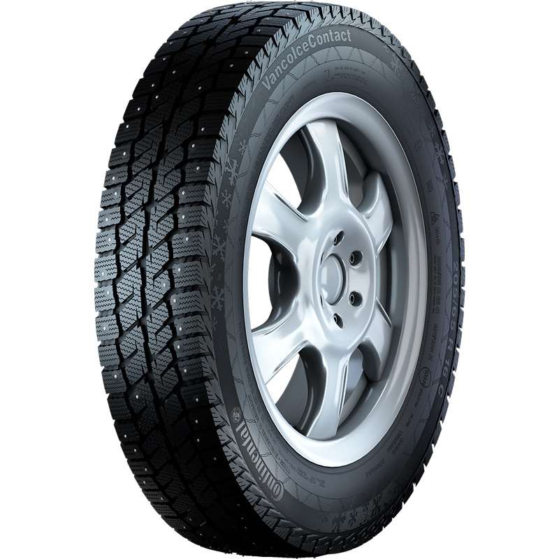 

Шина автомобильная Continental VancoIceContact SD 195/75 R16C зимняя, шипованная, 107R