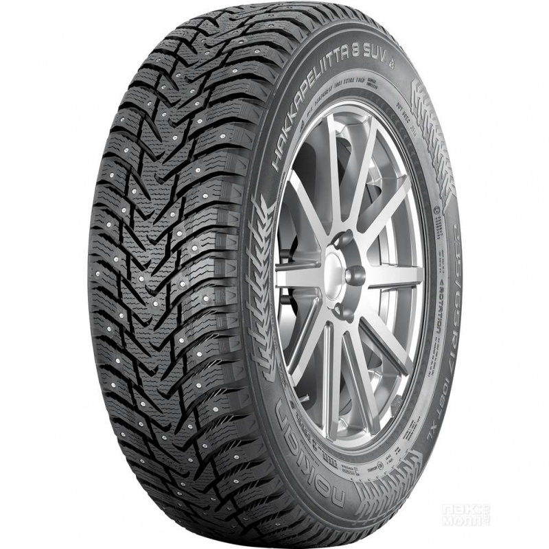 

Шина автомобильная Nokian Hakkapeliitta 8 SUV 215/70 R16 зимняя, шипованная, 100T