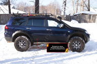 

Молдинги на двери Русская Артель Mitsubishi Pajero Sport 2008-2013, Pajero Sport