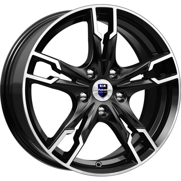 

Диск колесный КиК Солар 7xR17 5x100 ET38 ЦО67.1 черный глянцевый с полированной лицевой частью 75041SK