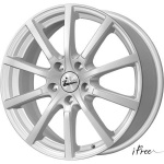 

Диск колесный iFree Big Byz 7xR17 5x114,3 ET40 ЦО66,1 серебристый 327207