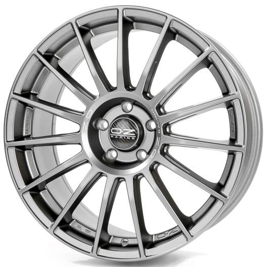 

Диск колесный OZ Superturismo LM 7xR17 4x100 ET37 ЦО68 серый тёмный матовый W0188020046, Серебристый тёмный