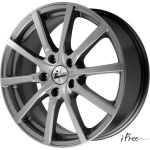 

Диск колесный iFree Big Byz 7xR17 5x114,3 ET35 ЦО71,6 серый темный глянцевый 327502