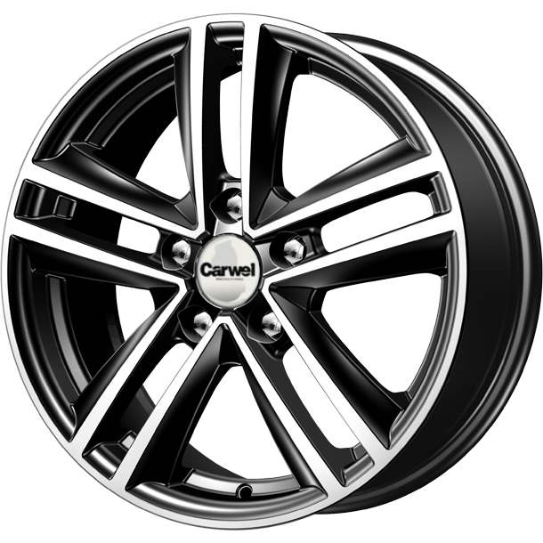 

Диск колесный Carwel Неро 133 6.5xR16 5x114.3 ET50 ЦО60.1 серебристый металлик 101893