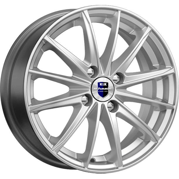 

Диск колесный K&K Пойнт Бланк 6xR15 4x100 ET48 ЦО54,1 серебристый r75089SK