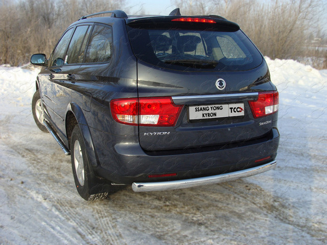 

Защита задняя овальная 75х42 мм Компания ТСС SSANKYR2-12 Ssangyong Kyron 2007 - 2015, Kyron