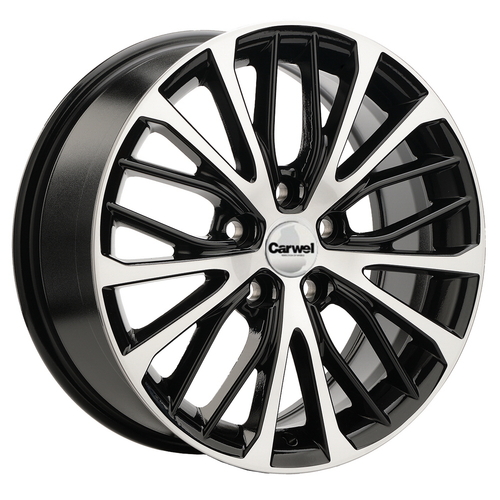 

Диск колесный Carwel Инкан 1705 7xR17 5x114.3 ЕТ45 ЦО66.1 черный глянцевый с полированной лицевой частью 00036661