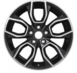 

Диск колесный Carwel Ханга 1713 7xR17 5x114,3 ET40 ЦО66,1 чёрный глянцевый с полированной лицевой частью 097935