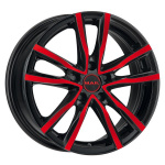 

Диск колесный MAK Milano 8xR18 5x112 ET42 ЦО76 черный с красной лицевой частью F8080MIBR42VK