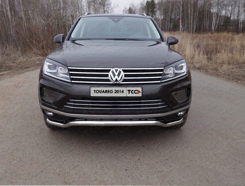 

Защита передняя нижняя (кенгурин) TCC VWTOUAR14-17 Volkswagen Touareg 2018, Touareg