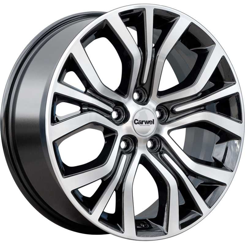 

Диск колесный Carwel Лум 1608 6.5xR16 5x114.3 ЕТ41 ЦО67.1 черный глянцевый с полированной лицевой частью 00036192