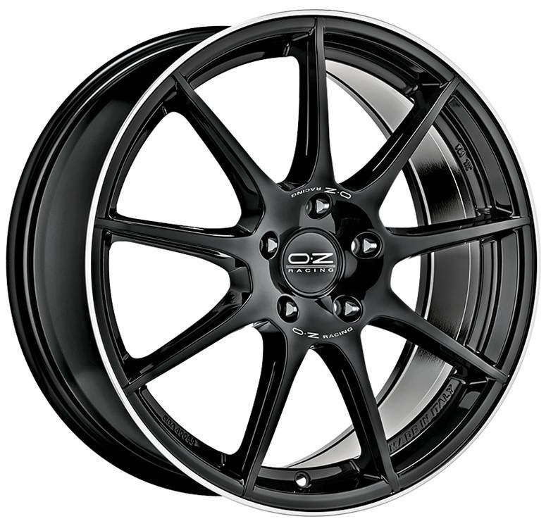 

Диск колесный OZ Veloce GT 7,5xR17 5x100 ET35 ЦО68 черный глянцевый с полированным ободом W01983250D4