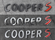 

Надпись Cooper S Mini Cooper (2015 - по н.в, Cooper