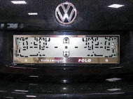 

Рамки номерного знака 2 шт (нержавеющая сталь) VAG VWPOLO-01RN для Volkswagen Polo 2020, Polo