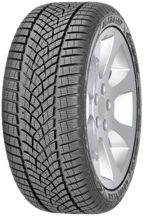 

Шина автомобильная Goodyear Ultra Grip Performance + ROF 225/55 R17, зимняя, шипованная, 101V Run Flat