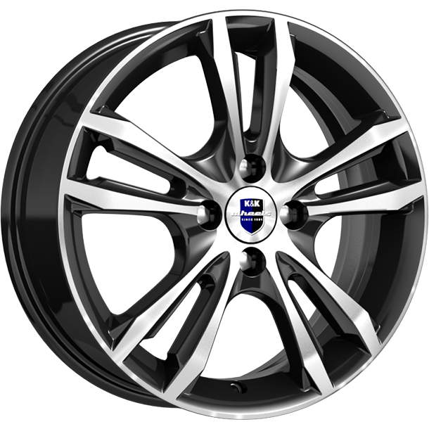 

Диск колесный K&K Samara 6xR16 5x114,3 ET43 ЦО67,1 черный глянцевый с полированной лицевой частью r74573SK