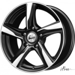 

Диск колесный iFree Кайт 7xR16 5x100 ET45 ЦО67.1 черный глянцевый с полированной лицевой частью 00064144