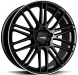 

Диск колесный Rial KiboX 9,5xR21 5x120 ET22 ЦО74,1 черный глянцевый с полированным ободом KIBX-952122WZ13-2