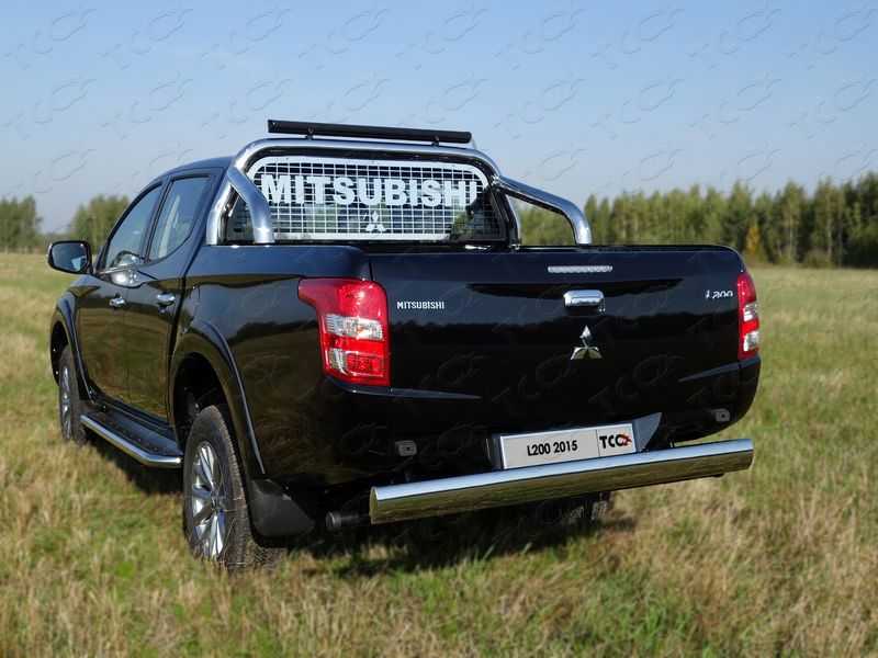 

Защитный вкладыш кузова и заднего стекла со светодиодной фарой TCC MITL20019-11 Mitsubishi L200 2019-, L200