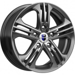 

Диск колесный K&K Trinity 6,5xR16 5x114,3 ET50 ЦО66,1 серый темный глянцевый r73373