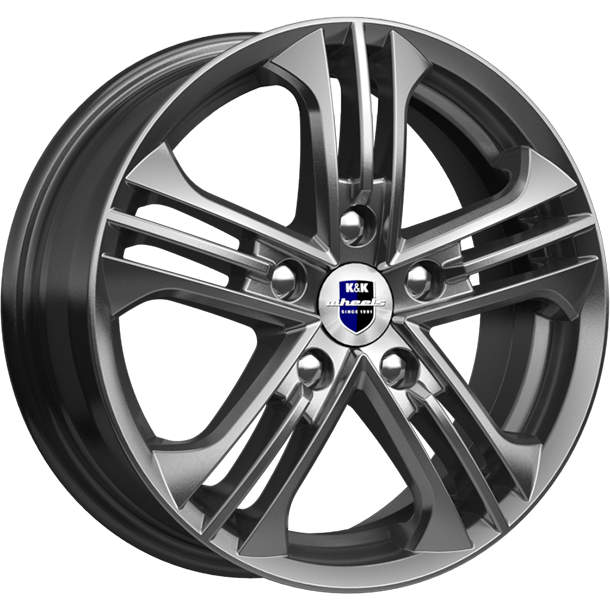 

Диск колесный K&K Trinity 6xR15 5x112 ET45 ЦО66.6 серый тёмный глянцевый 72357