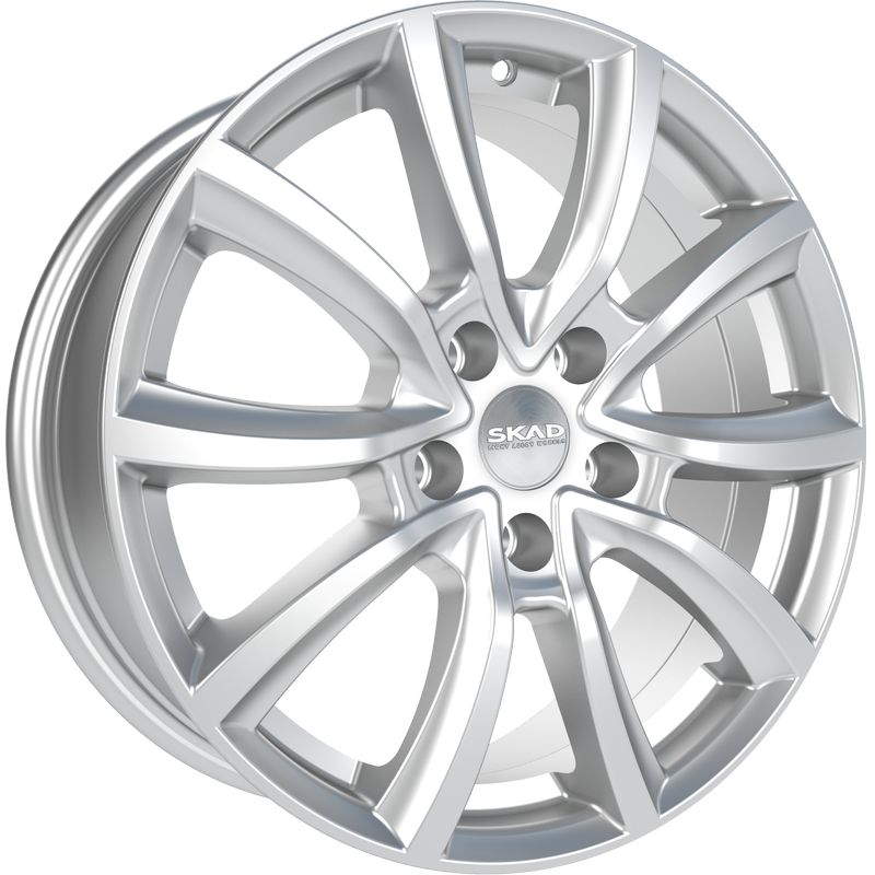 

Диск колесный СКАД Онтарио 7xR17 5x114,3 ET45 ЦО60,1 серебристый 1820708