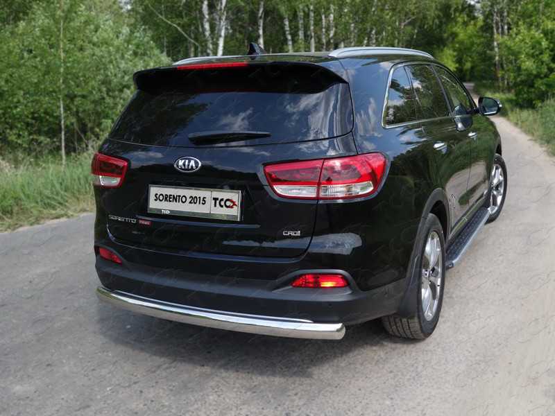 

Защита задняя (овальная длинная) TCC KIASOR15-19 Kia Sorento Prime 2018, Sorento Prime