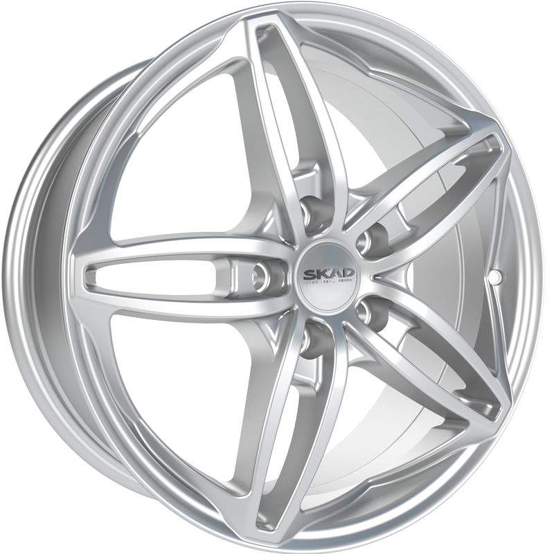 

Диск колесный СКАД Турин 7xR17 5x114,3 ET45 ЦО60,1 серебристый 2190308