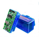 Диагностический сканер Mini ELM327 V1.5 PIC18F25K80 OBD2 Bluetooth Android/Windows синий