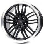 

Диск колесный Alutec BlackSun 8xR17 5x115 ET40 ЦО70,2 черный матовый с полированным ободом