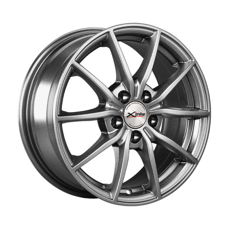 

Диск колесный X'trike X-111 6.5xR15 5x114.3 ЕТ38 ЦО67.1 серебристый темный 13120