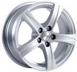 

Диск колесный СКАД Сакура 6.5xR15 5x108 ЕТ43 ЦО63.3 серебристый 127 13 08