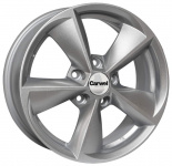 

Диск колесный Carwel Каган 160 6,5xR16 5x108 ET50 ЦО63,35 серебристый 33788