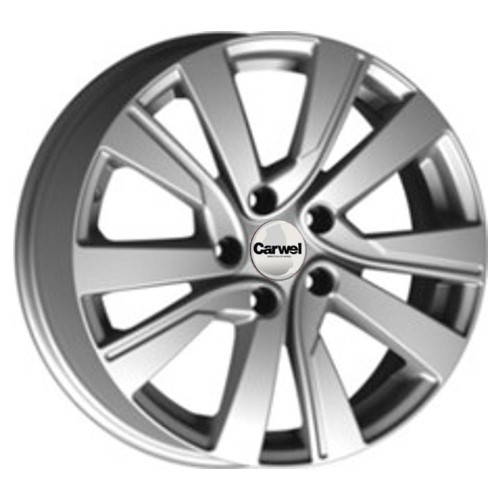 

Диск колесный Carwel Гирвас 185 7xR17 5x114,3 ET53 ЦО67,1 серебристый 33834