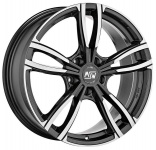 

Диск колесный MSW 73 8xR19 5x112 ET30 ЦО73 блестящий темно-серый W19288500TRC