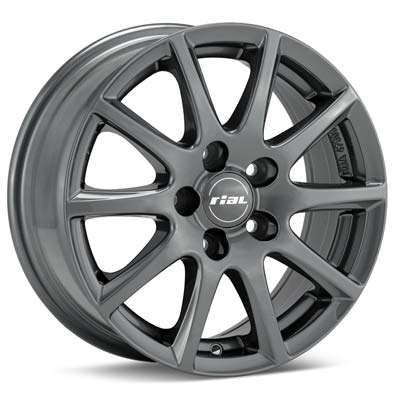 

Диск колесный Rial Milano 6xR15 5x100 ET38 ЦО57,1 серый матовый MI60538V72-5